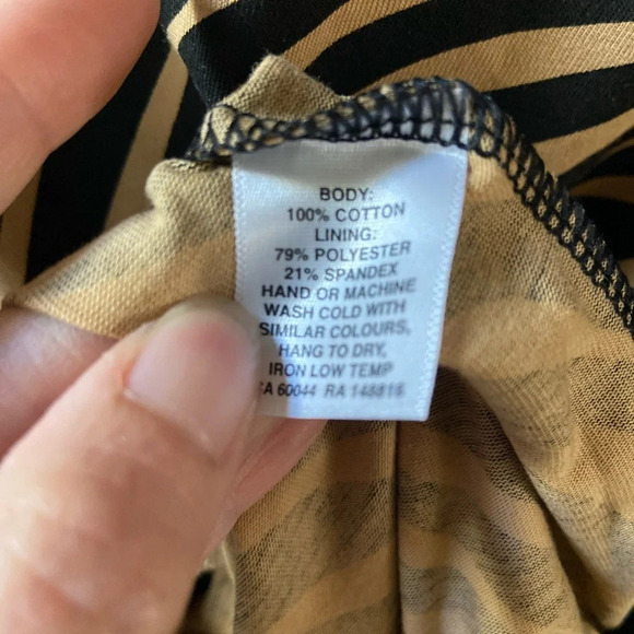 Smash + Tess t shirt bodysuit in Teresa Tiger Print Sz S - Picture 7 of 9